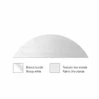 مصباح حائط بتصميم معدني باللون الفضي أو الأبيض، صنع في إيطاليا - Jump Viadurini