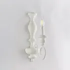 مصابيح جدارية مصنوعة في إيطاليا من الخشب والحديد المطلي لتزيين الديكور الداخلي - توسكانا Viadurini