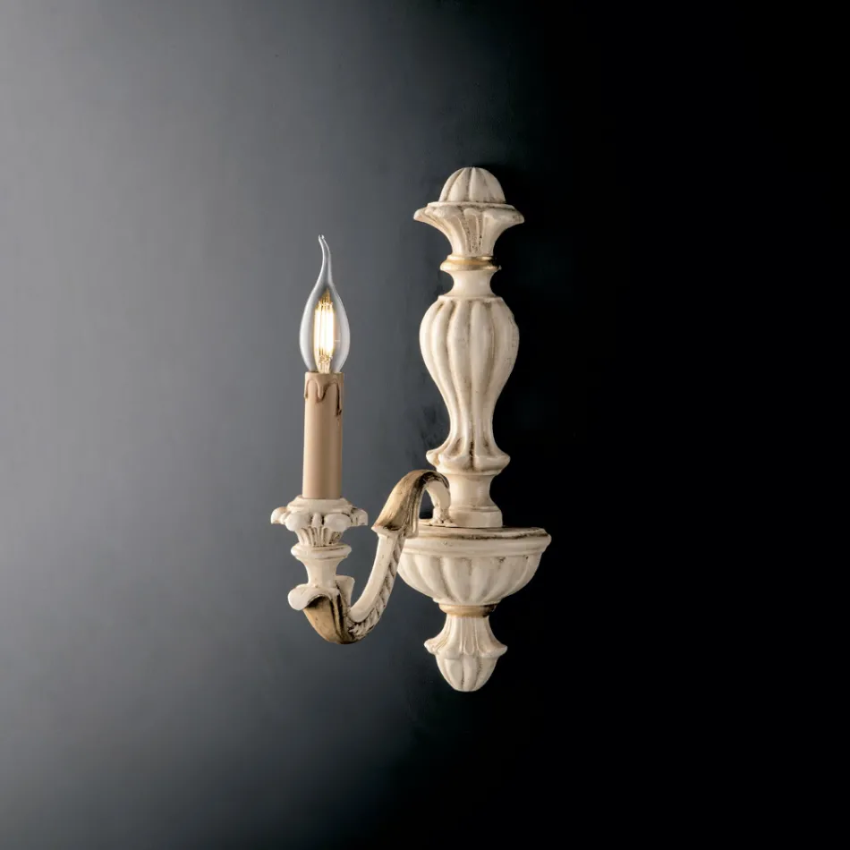 مصابيح جدارية خشبية مصنوعة في إيطاليا لتزيين الديكور الداخلي - ميلانو Viadurini