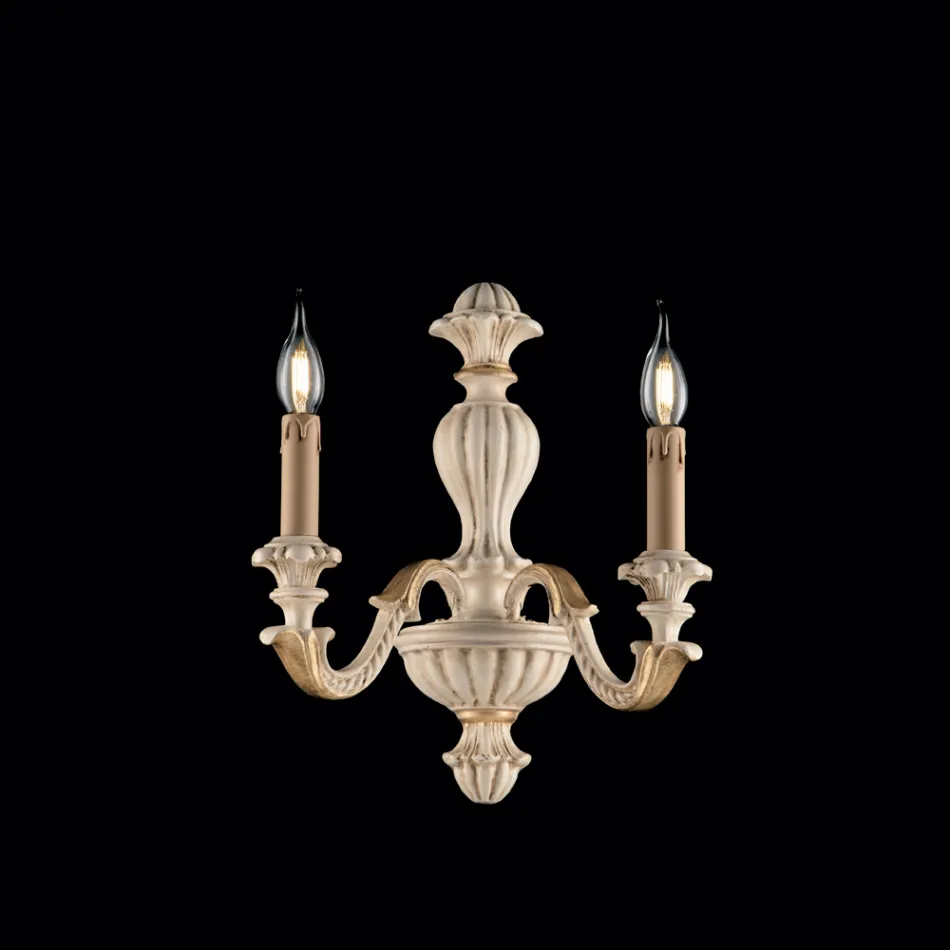 مصابيح جدارية خشبية مصنوعة في إيطاليا لتزيين الديكور الداخلي - ميلانو Viadurini