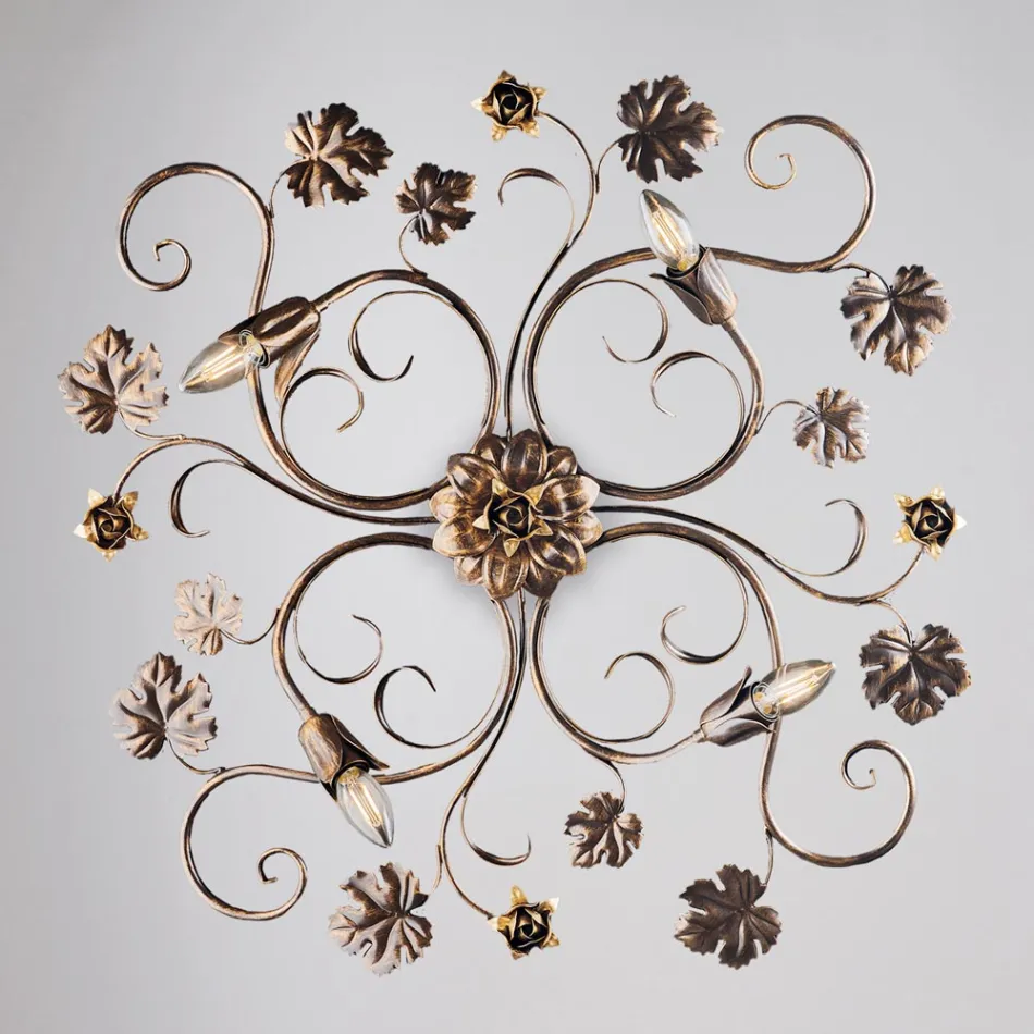 مصباح جداري من الكروم المعدني بتقنية LED لإضاءة أنيقة وعملية - فيوري Viadurini