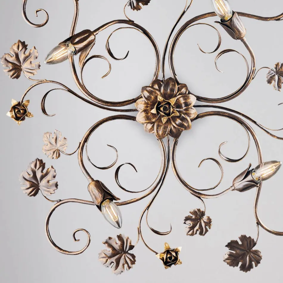 مصباح جداري من الكروم المعدني بتقنية LED لإضاءة أنيقة وعملية - فيوري Viadurini