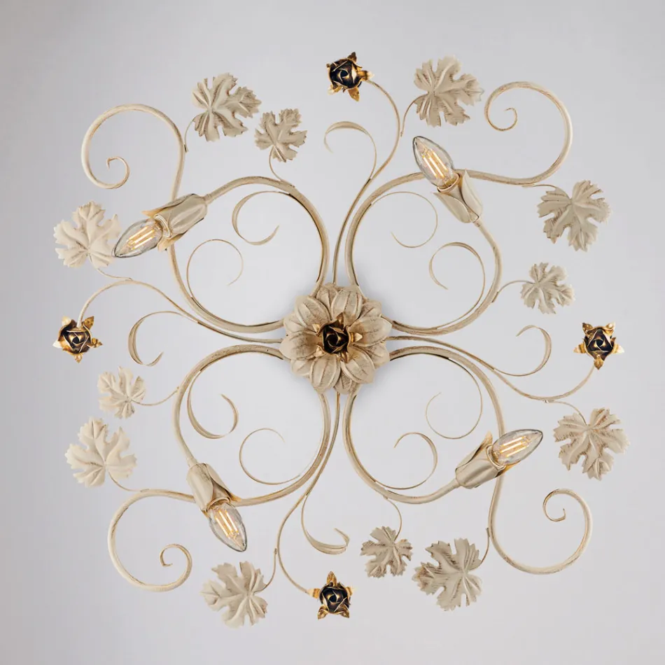 مصباح جداري من الكروم المعدني بتقنية LED لإضاءة أنيقة وعملية - فيوري Viadurini