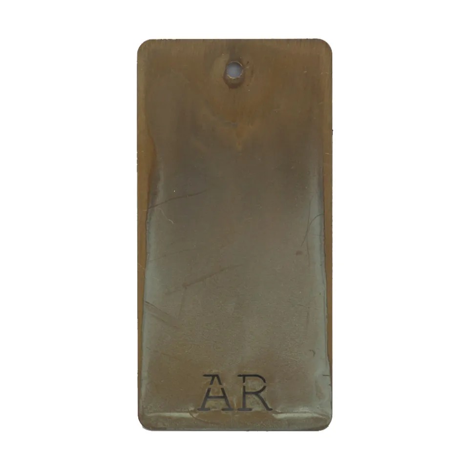 مصباح حائط عتيق من النحاس الأصفر مع زجاج أوبال/شفاف - حورية البحر Viadurini