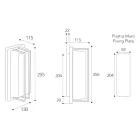 مصباح حائط نحاسي عتيق، قاعدة E27، وإضاءة جوية، صنع في إيطاليا - كريستال Viadurini