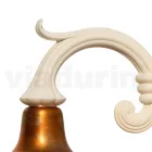 زينة حديقة عتيقة من الألومنيوم والنحاس صنع في إيطاليا - أديلا Viadurini