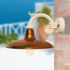 زينة حديقة عتيقة من الألومنيوم والنحاس صنع في إيطاليا - أديلا Viadurini