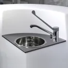 منضدة خارجية قابلة للتعديل مع إضاءة مصنوعة في إيطاليا - ميسترا Viadurini