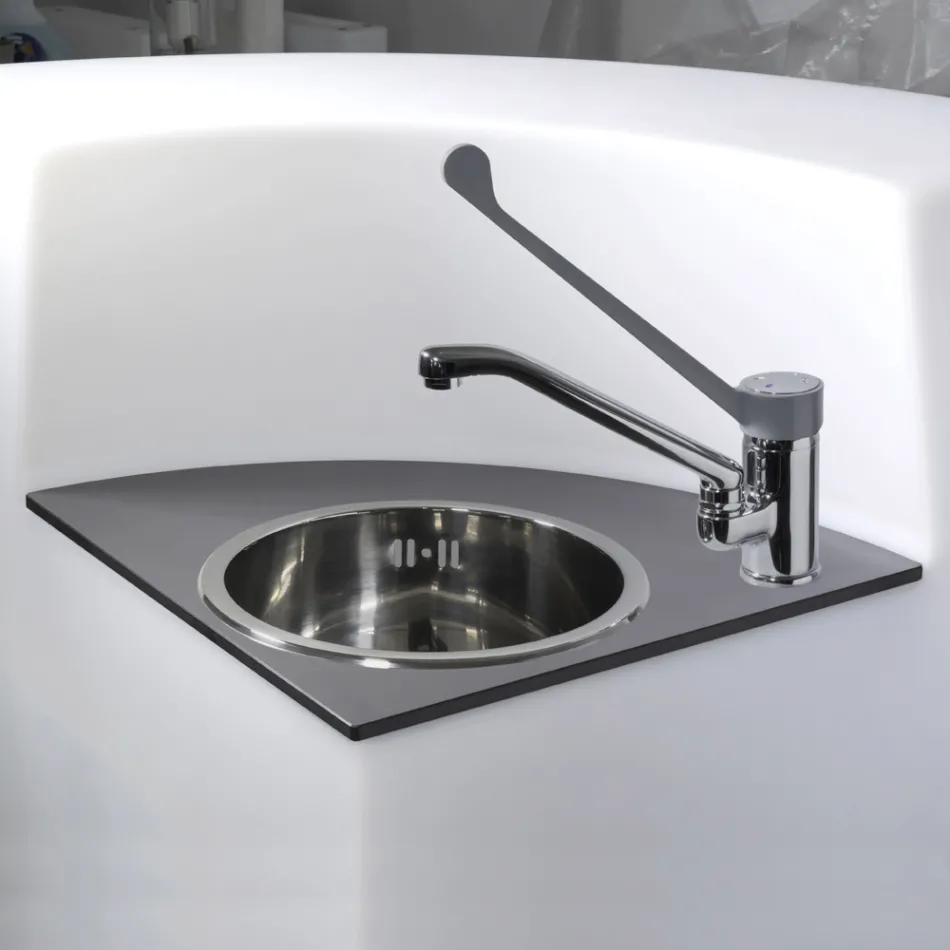 منضدة خارجية قابلة للتعديل مع إضاءة مصنوعة في إيطاليا - ميسترا Viadurini