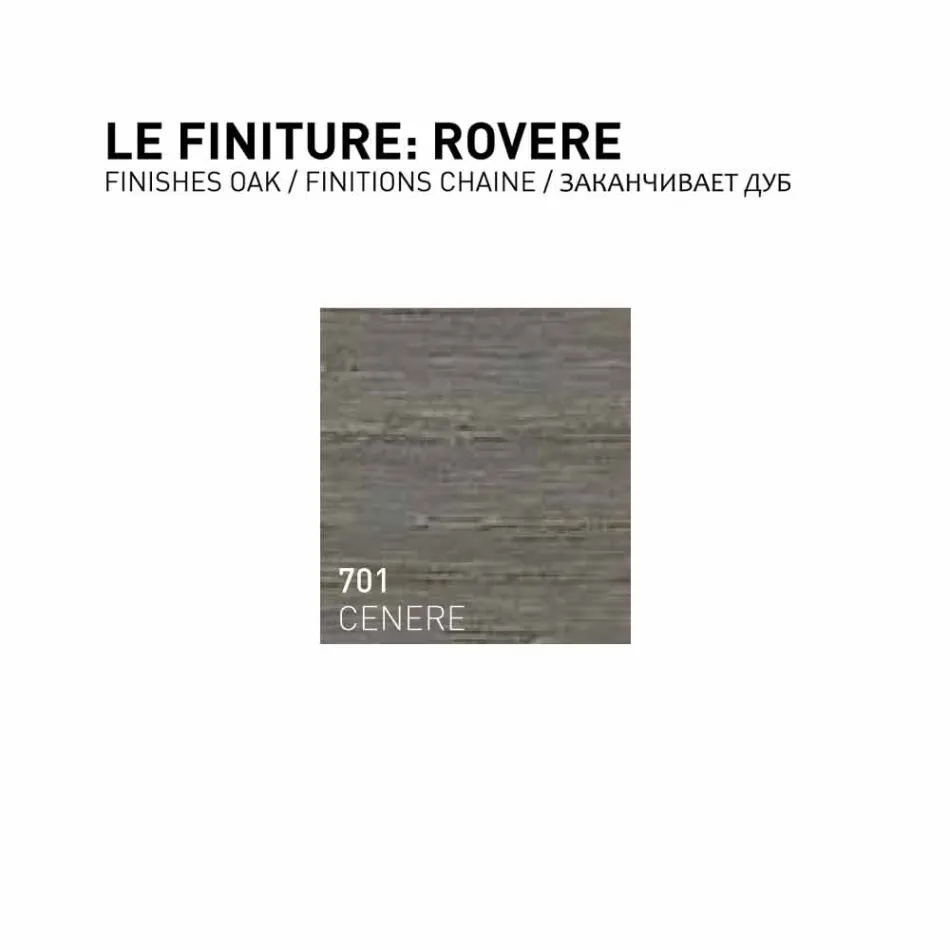 قاعدة حوض معلق بتصميم عصري 85x55x55 سم من خشب أريا المطلي Viadurini