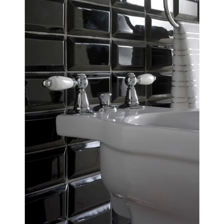 خلاط بيديه بثلاث فتحات مع نحاس داخلي - صنع في إيطاليا - نوريانا Viadurini