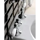 خلاط بيديه بثلاث فتحات مع نحاس داخلي - صنع في إيطاليا - نوريانا Viadurini