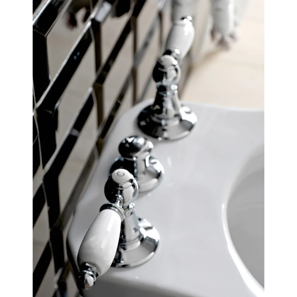 خلاط بيديه بثلاث فتحات مع نحاس داخلي - صنع في إيطاليا - نوريانا Viadurini