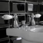 خلاط بيديه بثلاث فتحات مع نحاس داخلي - صنع في إيطاليا - نوريانا Viadurini