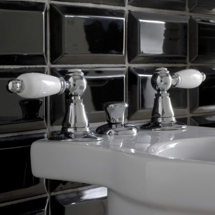 خلاط بيديه بثلاث فتحات مع نحاس داخلي - صنع في إيطاليا - نوريانا Viadurini