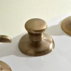 خلاط بيديه بثلاث فتحات مع مدخل نحاسي داخلي ومقابض فراشة - ميريانو Viadurini