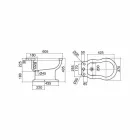 بيديه أبيض بتصميم كلاسيكي من السيراميك الأبيض، صنع في إيطاليا - بولينا Viadurini