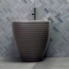 بيديه أرضي باللون الأبيض أو السيراميك المزجج ترابيا الملون Viadurini