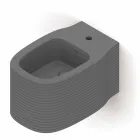 بيديه سيراميك معلق على الحائط بتصميم عصري تم إنتاجه في إيطاليا، هاملت Viadurini