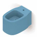 بيديه سيراميك معلق على الحائط بتصميم عصري تم إنتاجه في إيطاليا، هاملت Viadurini