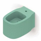 بيديه سيراميك معلق على الحائط بتصميم عصري تم إنتاجه في إيطاليا، هاملت Viadurini