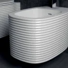 بيديه سيراميك معلق على الحائط بتصميم عصري تم إنتاجه في إيطاليا، هاملت Viadurini