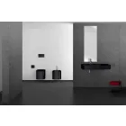 بيديه سيراميك معلق على الحائط بتصميم عصري تم إنتاجه في إيطاليا، هاملت Viadurini