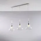 سكة حديدية مغطاة بزجاج بايركس، صناعة إيطالية، للديكور الداخلي - كورينتو Viadurini