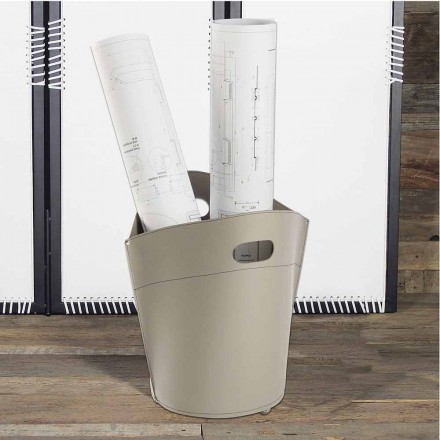 حقيبة حامل جذوع الأشجار من جلد سبينوزا 100% صنع في إيطاليا Viadurini