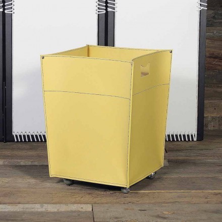 حقيبة حطب من جلد سويتش، مصنوعة بنسبة 100% في إيطاليا Viadurini