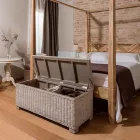 صندوق خارجي من الألياف الطبيعية من Kubù - Nogitsune Viadurini