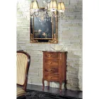 خزانة أدراج كلاسيكية من خشب الجوز، 4 أو 6 أدراج، صنع في إيطاليا - كاترين Viadurini