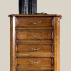 صندوق خشبي كلاسيكي مكون من 7 أو 5 أدراج مصنوع في إيطاليا - ريتشارد Viadurini