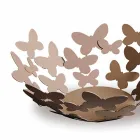 قطعة مركزية بتصميم من الحديد باللون الأبيض أو البيج أو العاجي، صنعت في إيطاليا - لايدن Viadurini