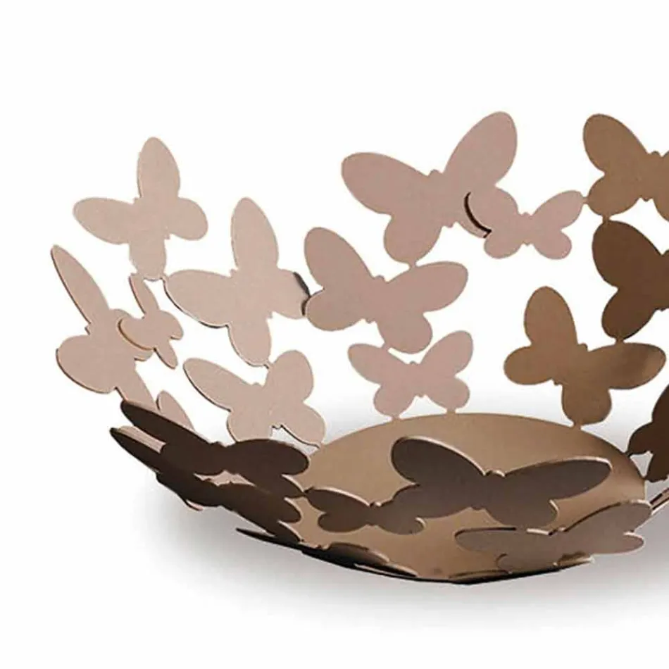 قطعة مركزية بتصميم من الحديد باللون الأبيض أو البيج أو العاجي، صنعت في إيطاليا - لايدن Viadurini