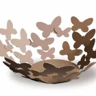 قطعة مركزية بتصميم من الحديد باللون الأبيض أو البيج أو العاجي، صنعت في إيطاليا - لايدن Viadurini