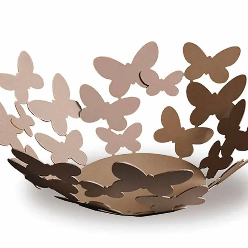 قطعة مركزية بتصميم من الحديد باللون الأبيض أو البيج أو العاجي، صنعت في إيطاليا - لايدن Viadurini