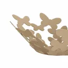 قطعة مركزية بتصميم من الحديد باللون الأبيض أو البيج أو العاجي، صنعت في إيطاليا - لايدن Viadurini