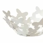 قطعة مركزية بتصميم من الحديد باللون الأبيض أو البيج أو العاجي، صنعت في إيطاليا - لايدن Viadurini