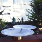 قطعة مركزية من رخام ومعدن Brezza della Versilia مصنوعة في إيطاليا - أمابيلي Viadurini