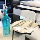 قطعة مركزية من رخام ومعدن Brezza della Versilia مصنوعة في إيطاليا - أمابيلي Viadurini