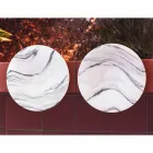 قطعة مركزية من رخام ومعدن Brezza della Versilia مصنوعة في إيطاليا - أمابيلي Viadurini