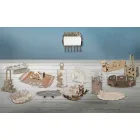 قطعة مركزية بيضاوية حديثة من الحديد الثمين مصنوعة يدويًا في إيطاليا - لايدن Viadurini