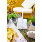 سلة حامل أكواب حديدية بتصميم عصري مزهر، صنع في إيطاليا - ماركن Viadurini