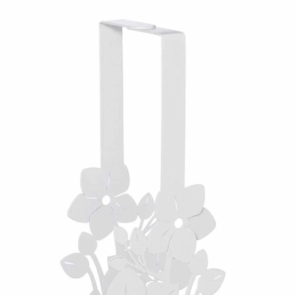 سلة حامل أكواب حديدية بتصميم عصري مزهر، صنع في إيطاليا - ماركن Viadurini