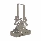 سلة حامل أكواب حديدية بتصميم عصري مزهر، صنع في إيطاليا - ماركن Viadurini