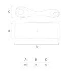 كرسي حديقة من البولي إيثيلين الملون، صنع في إيطاليا - فلوريس Viadurini
