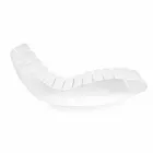 كرسي طويل مصمم من زجاج شبكي شفاف من إنتاج Josue في إيطاليا Viadurini