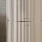 عمود بأربعة أبواب مع معالجة كانيت صنع في إيطاليا - كاندي Viadurini