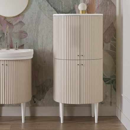 عمود بأربعة أبواب مع معالجة كانيت صنع في إيطاليا - كاندي Viadurini